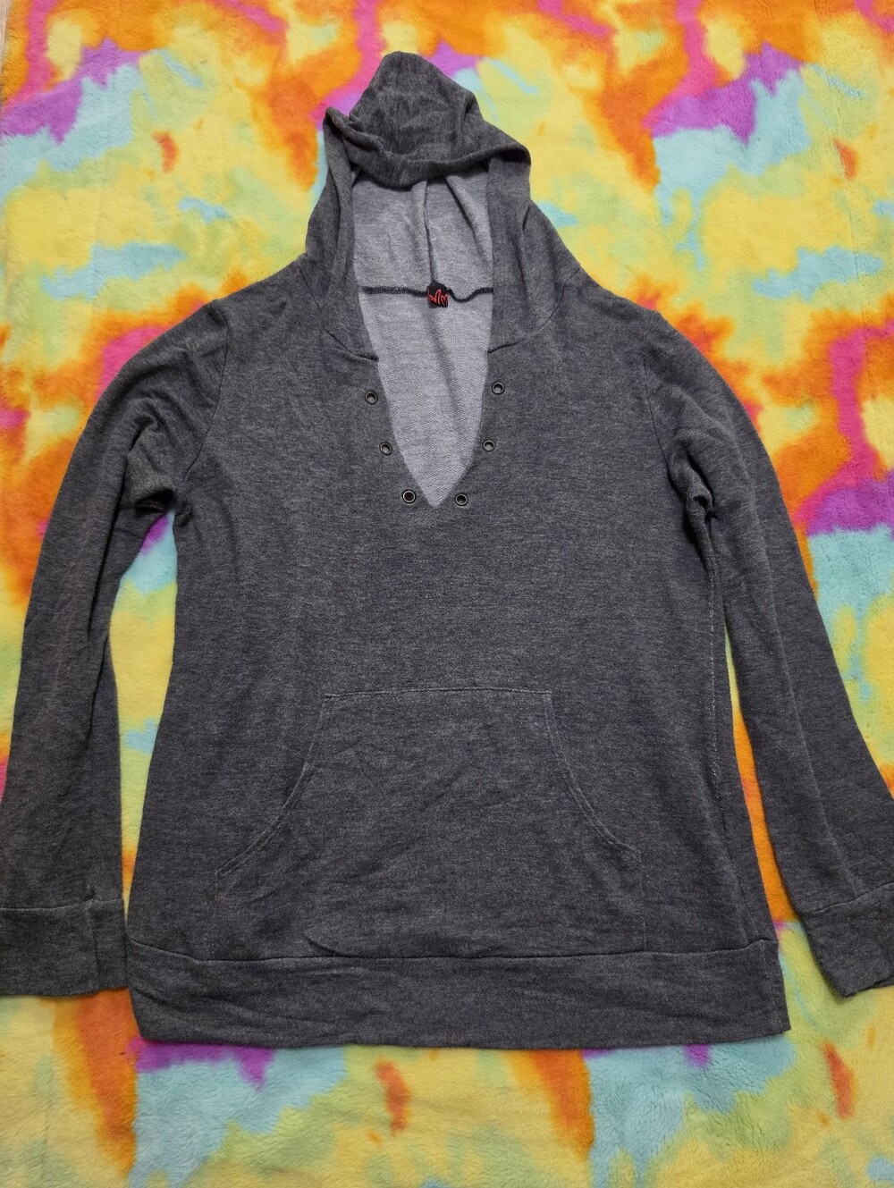 Heather Gray Lightweight Hoodie